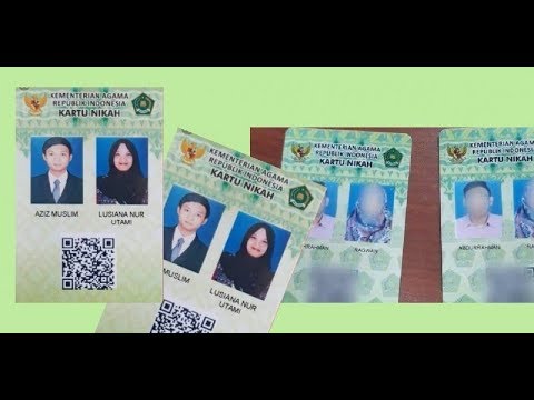 Kartu Nikah Berlaku untuk Pengantin Baru